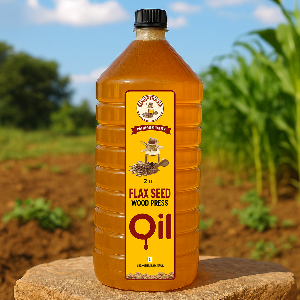 Flax Oil 2 Lit (Wood Pressed Oil) (Coupon code - AUTHENTIC02)