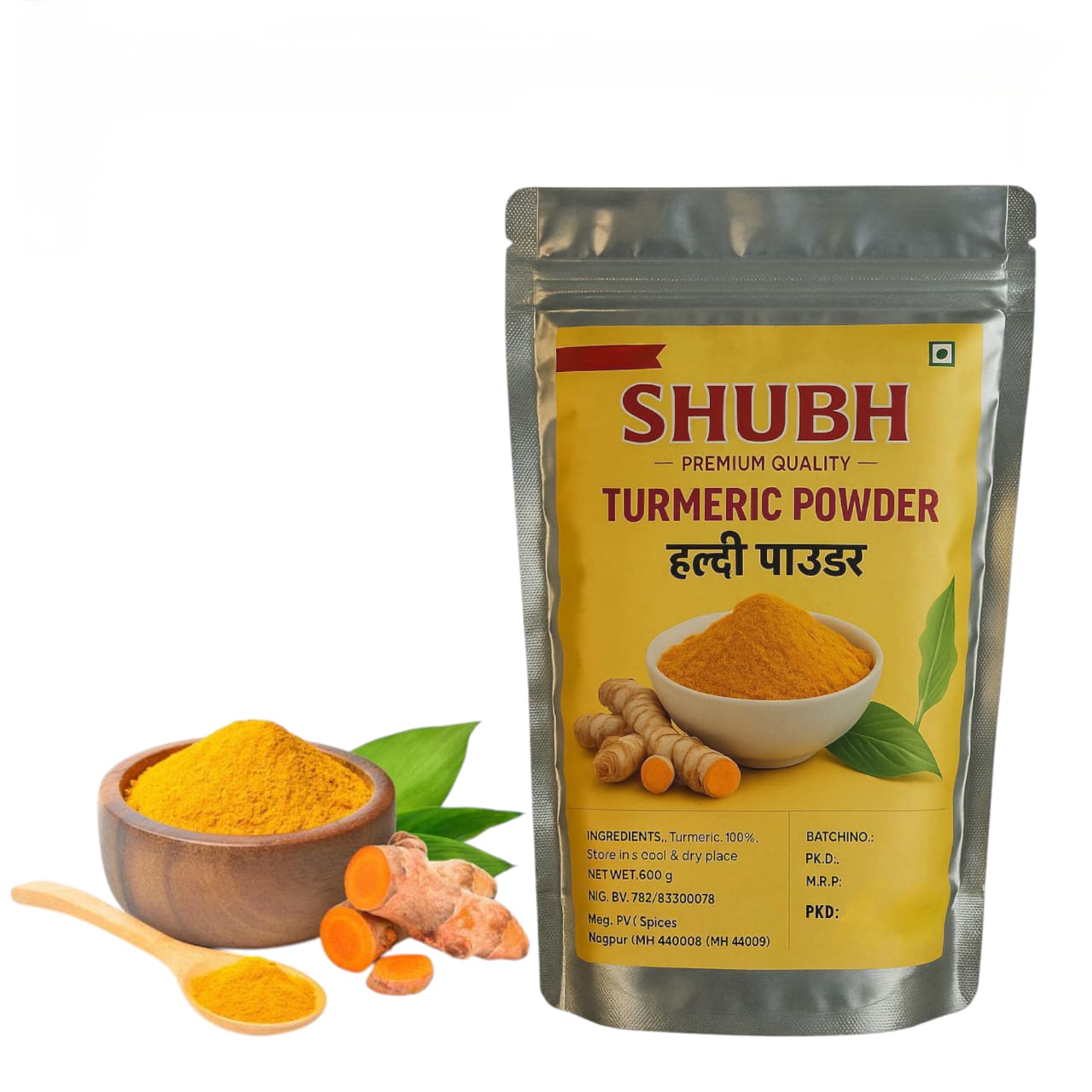 Turmaric Powder 250×2 Packet (वायगांव हल्दी)~(Coupon code-AUTHENTIC01)