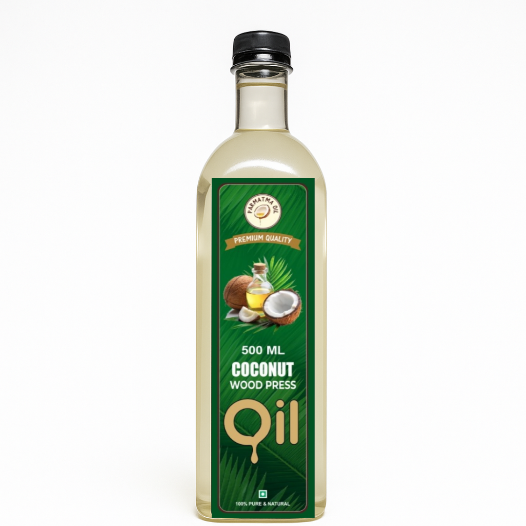 Coconut Oil 500ml(Wood Pressed oil) ~( Coupon code-AUTHENTIC01)