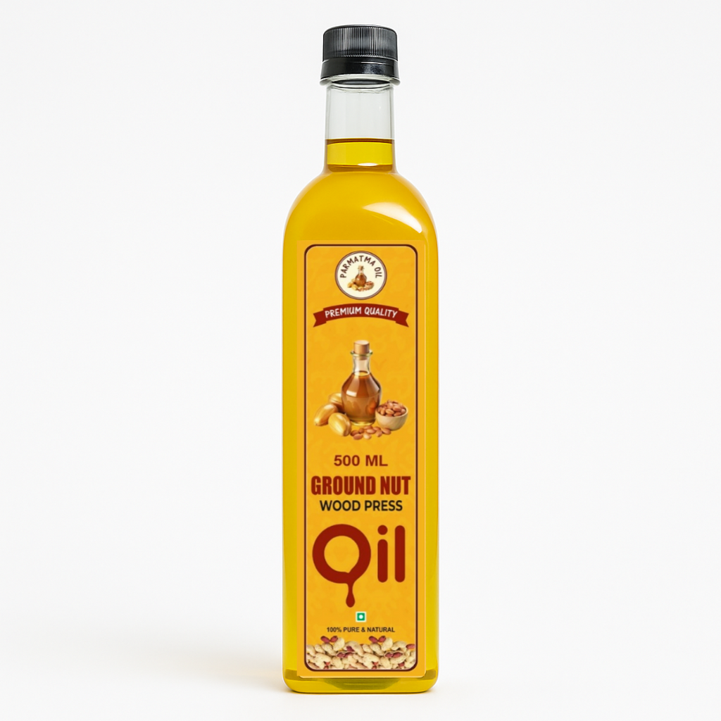 Ground Nut 500ml (Wood Pressed Oil)~(Coupon code-AUTHENTIC01)